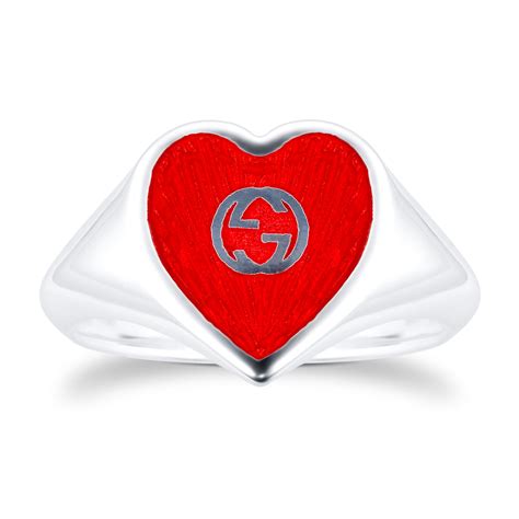 gucci ring second hand|gucci heart ring for sale.